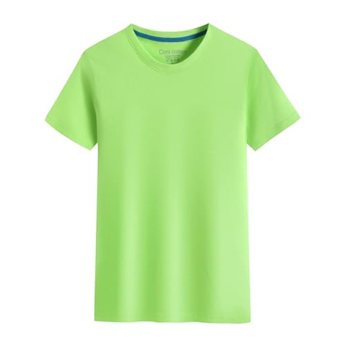 Sopodbacker Men Men's Shirts Herren Casual Shirt Dress Shirt Formal Business Long Sleevebaumwolle Herren T-Shirt Pure Color Männer Rundhals-Herren-Top-T-Shirts Für Männerkleidung M Fruitgreen von Sopodbacker