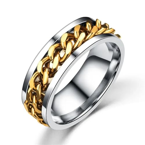 Sopodbacker Ring Ringe Damen Bijouterie Herren Bohemian Ringe Männer Punk Statement Kette Finger Ringe Frauen Party Punk 13 Gold von Sopodbacker