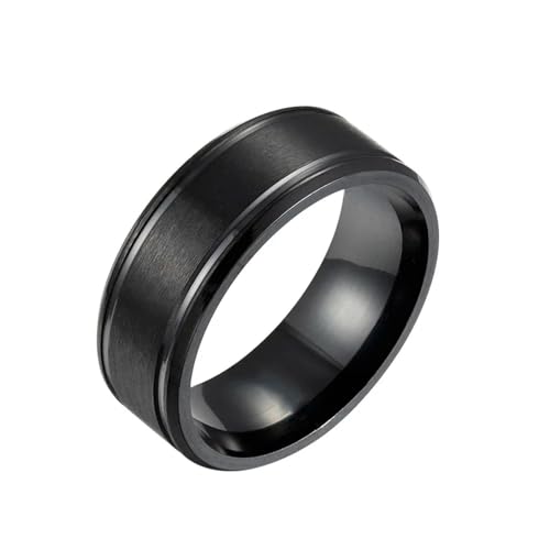 Sopodbacker Ring Ringe Damen Bijouterie Herren Einfacher Ring Männer Frauen Party Boho Party Paar Hochzeit 10 Schwarz von Sopodbacker