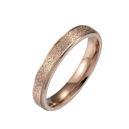 Sopodbacker Ring Ringe Damen Bijouterie Herren Einfaches Peeling Hochzeit Boho Punk Party Frauen Ringe 2 Mm Breite Finger Mädchen 13 4Mmrosegold von Sopodbacker