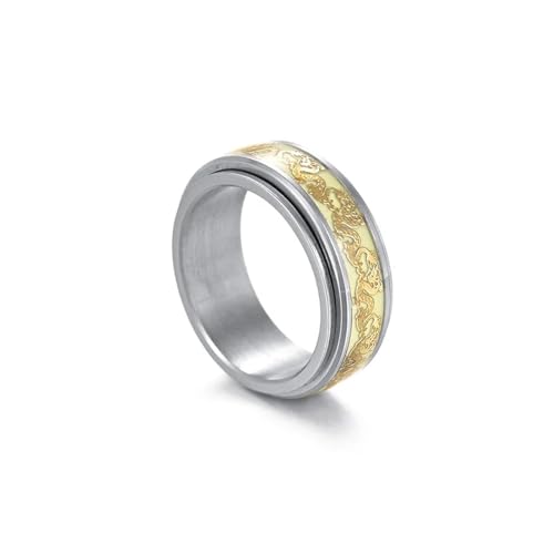 Sopodbacker Ring Ringe Damen Bijouterie Herren Spinner Ring Männer Frauen Fidget Ringe Drache Faser Rotierend Hochzeit Punk Party 11 4 von Sopodbacker