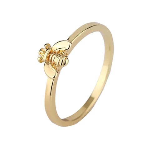 Sopodbacker Rings Ring Ringe Damen Bijouterie Herren Biene Geschlossener Mund Ring Frauen Für Party Hand 10 Gold von Sopodbacker