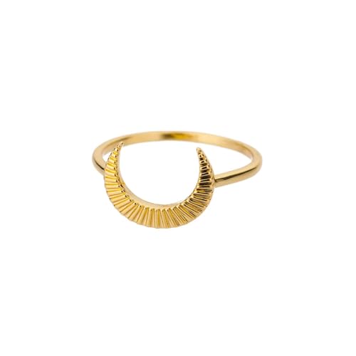 Sopodbacker Rings Ring Ringe Damen Bijouterie Herren Mondringe Für Frauen Vintage Geometrischer Weiblicher Ehering Ästhetik Goldfarbe von Sopodbacker