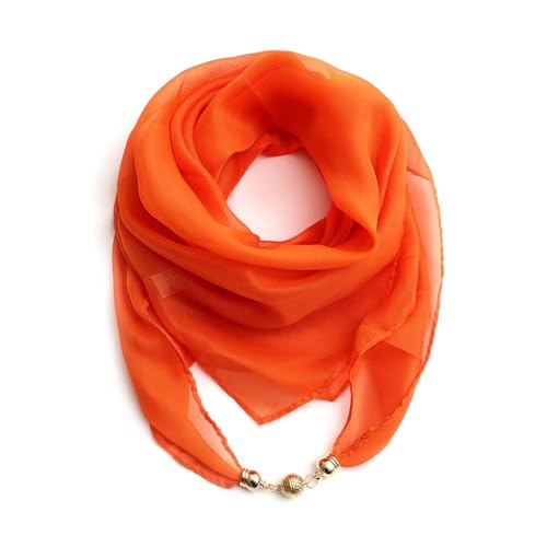 Sopodbacker Schals Damen Tücher Halstuch Scarf Halstuch Solid Schal Handgelenktasche Schals Zubehör Frauen Xq441-04 von Sopodbacker