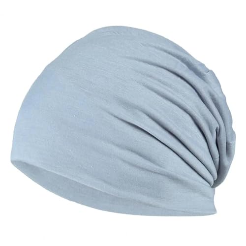 Sopodbacker Strickmützen Hüte Mützen Caps Beanie Baggy Beanie Hut Frauen Mann Hip Hop Weich Outdoor Winddicht Haube Elastisch Casual Einheitsgröße Hellgrau von Sopodbacker