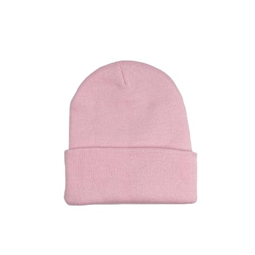 Sopodbacker Strickmützen Hüte Mützen Caps Beanie Beanie Knit Ski Cap Hip Hop Warm Einfarbig Hut Rosa von Sopodbacker