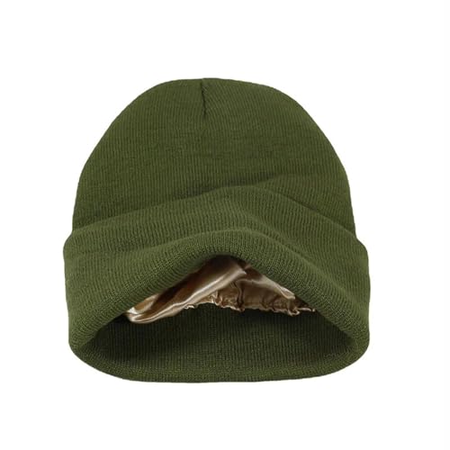 Sopodbacker Strickmützen Hüte Mützen Caps Beanie Einfarbige Strickmütze Weich Atmungsaktiv Halten Warm Laufen Camping Grün von Sopodbacker