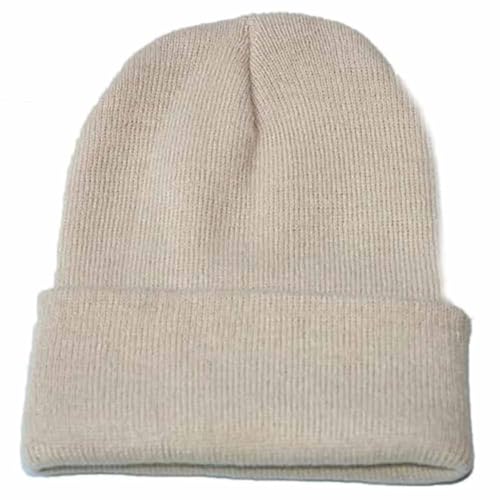 Sopodbacker Strickmützen Hüte Mützen Caps Beanie Hip Hop Männer Frauen Mütze Winter Mütze Strickmütze Khaki von Sopodbacker