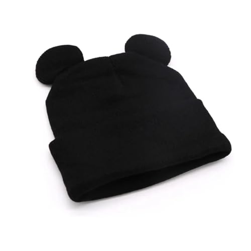 Sopodbacker Strickmützen Hüte Mützen Caps Beanie Mütze Weibliche Winter Mützen Hüte Frauen Geflochtene Strickmützen Hut Warme Haube Homme Schwarz von Sopodbacker