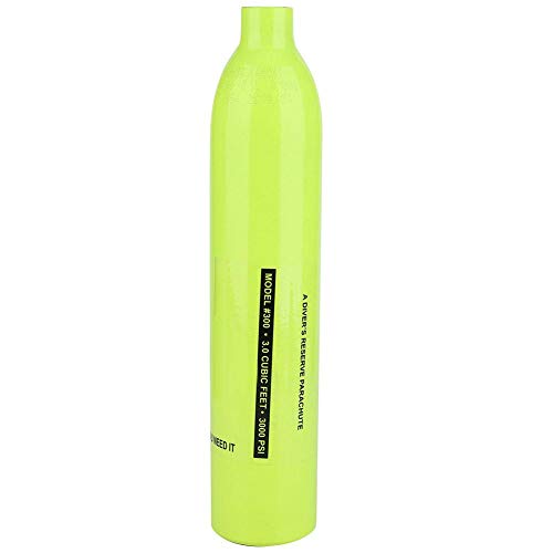 Sorand Tauchen Sauerstofftank, 0.5L Mini Tauchen Sauerstoffflasche Tauchen Sauerstoffflasche Tauchausrüstung Zubehör 85 Liter von Sorand