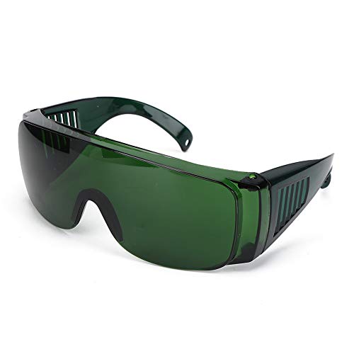 Sorandy Grüne Lasers Chutz Brille, Anti Rot & Blaulicht Schutzbrille Augenschutz Staubs Chutz mit Unabhängigem Fall, für Gravur Betrieb, Arbeits Kleidung (GREEN) von Sorandy