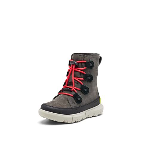 Sorel Kinder Explorer Lace WP Schuhe, Jet-Black, US 1 von Sorel