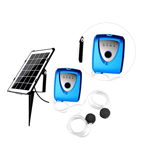 Luftpumpe solarer Teich Luftpumpe -Luftpumpe für Aquarien Luftblase Solar- sauerstoffpumpe solar Solarbetriebene Sauerstoffpumpe Blue Sosoport von Sosoport