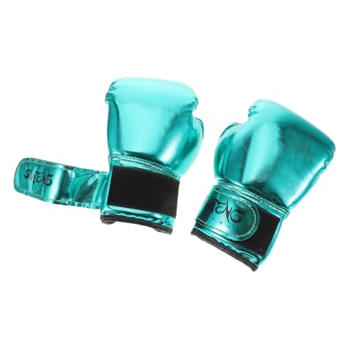 Sosoport 1 Paar Boxhandschuhe Für Kinder Boxsack-Handschuhe Sparringshandschuh Für Kleinkinder Sparringsausrüstung Für Kinder Kickbox-Handschuhe Box-versorgung Green Pu-Leder von Sosoport