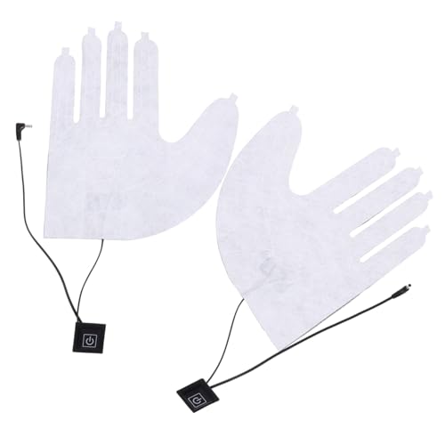 Sosoport 1 Paar Heizfolie für Handschuhe Batteriehandschuhe Wärmepad tragbares Handschuh-Heizkissen thermohandschuhe Thermal Gloves Heizkissen für Handschuhe tragbare Winterhandschuhe Wärme von Sosoport