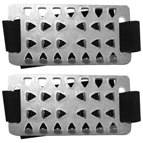 Sosoport 1 Paar Schuhe Steigeisen Schuhe Traktion Schneegriffe Kletterschuhe Steigeisen Stiefel Gripper Spikes Schwarz von Sosoport