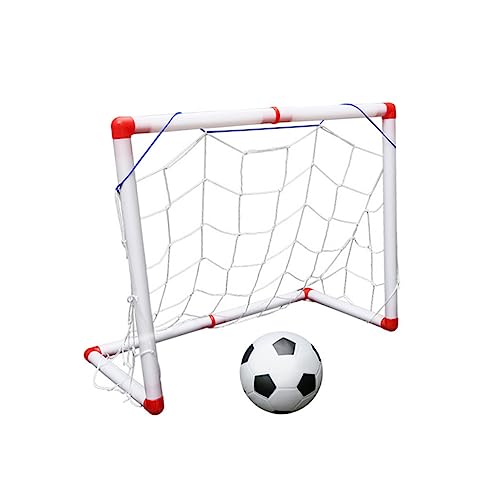 Sosoport 1 Satz Faltbare Fußballtortür Indoor-spielset Fußballtornetz Sportspielzeug Für Kinder Mini-Spielzeug Kinder Fußball Fußballnetz Kinderfußball Fußballspielnetz Fußbälle von Sosoport