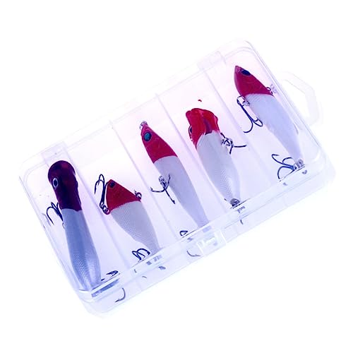 Sosoport 1 Satz Köderhaken Angelhalter Rutennetz Bassköder Kit Plug Bassköder Kits Rigs Forellenrollen Meereszangen Köder Köder In Kreativer Form Köder Für Fische 5 Stück Sosoport 1 Satz Köderhaken Angelhalter Rutennetz Bassköder Kit Plug Bassköder Kits Rigs Forellenrollen Meereszangen Köder Köder In Kreativer Form Köder Für Fische 5 Stück von Sosoport