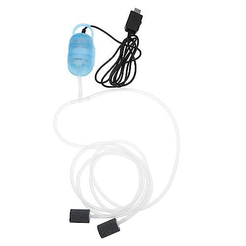 Sosoport 1 Set Fischbelüftungspumpe Angelluftpumpe Mini Luftpumpe Aquarium Luftbelüfterpumpe Wasserpumpe Aquarium Luftpumpe Airline Schlauch Luftsprudler USB Luftpumpe Für von Sosoport