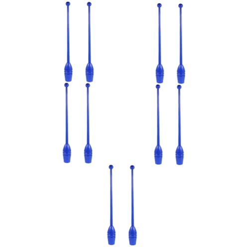 Sosoport 10 STK Aerobic-Sticks Fitness-gymnastikstock Für Rhythmische Gymnastik Tanzender Sportstock Kunstturnstock Rhythmischer Stock Dekorativer Gymnastikstock Tanzstock Plastik Blue von Sosoport