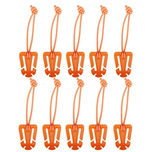 10 Stück Keeper Zubehör Camping Orange Wandern Rock Tool Back Outdoor Schnallen mit Gurtband Dominator für Web Elastic Strap Gürtel Management Clip 10 Stück Keeper Zubehör Camping Orange Wandern Rock Tool Back Outdoor Schnallen mit Gurtband Dominator für Web Elastic Strap Gürtel Management Clip von Sosoport