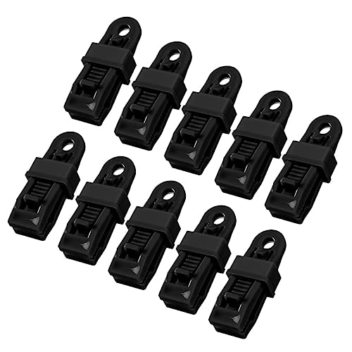 Sosoport 10 Stück Zelt Baldachin Clip Set Sturmfeste Windseilklemmen Für Outdoor Aktivitäten Ideal Für Camping Markisen Und Zelt Installationen Zusammenklappbar Und Leicht Zu von Sosoport