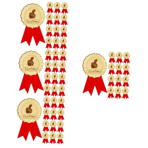 Sosoport 144 Sets Auszeichnungsmedaillenaufkleber Papiermedaillenaufkleber Zertifikatmedaillenaufkleber Diplomaufkleber Medaillenaufkleber Für Abschlusszeugnisse Siegelaufkleber von Sosoport