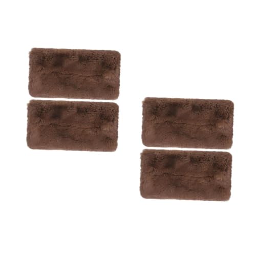 Sosoport 2 Sätze Handwärmer Kissen Fußwärmer Fürs Bett Handwärmer Aus Fell Kinder Handwärmer Damen Handwärmer Flauschiger Handwärmer Winterhandwärmer Kunstpelz Light Brown 2 Stück * 2 von Sosoport