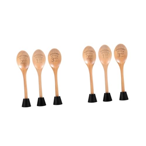 Sosoport 2 Sätze Holzlöffel Kochpreise Löffel Kochwettbewerb Trophäen Kochtrophäe Chili Trophäe Chili Cook Off Schürze Auszeichnung Chili Cook Off Löffel Trophäe Koch Holzlöffel 3 Stück * 2 von Sosoport