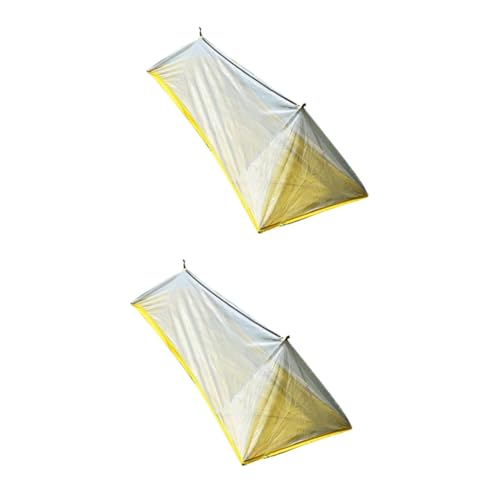 Sosoport 2St Mesh-Zelt Rucksackzelte tragbares Zelt Schlauchzelt Campingzelt für eine Person tipizelt Outdoor moskitonetz für tragbares Campingzelt Wandernetz Zelt b3 Polyestergewebe von Sosoport