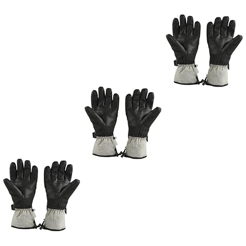 Sosoport 3 Sätze Heizhandschuhe Thermohandschuhe Herren Beheizbare Handschuhe Für Herren Erwärmung Warme Handschuhe Beheizbare Damenhandschuhe Trainingshandschuhe Für Männer Stoff von Sosoport