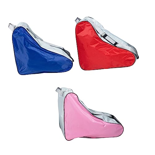Sosoport 3St Tasche für Rollschuhe Schlittschuhe Tasche schlittschuhtaschen Schuhbeutel für Schlittschuhe Skateboard-Rucksack Kinder Schuhregal Tragetasche für Zubehör für Rollschuhe von Sosoport