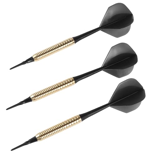 Sosoport 3st Pin-typ Dart Flüge Darts Dartzubehör Spiel Darts Dartsportartikel Lieferungen Dart-zubehör Black von Sosoport