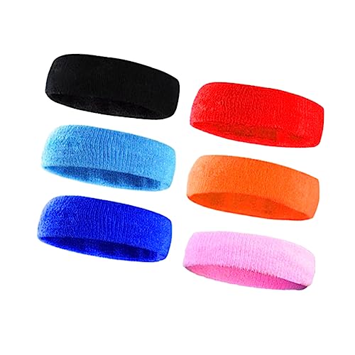 Sosoport 6St headbsnd für Übungen Haarband Hair-Band Kapuzenpullover yogagurt tonbandgeräte kapuzenhandtuch Kopfband yogaring Headband 'yogamatte die bescherung sportt Stirnband trainieren von Sosoport