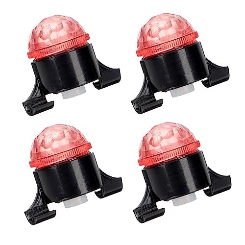 Sosoport 8 STK Seepfosten-Prompter nachtlampe Night Light fischfangglocke Fishing Lichter für das Meeresangeln Biss-Köder-Alarmlicht Fischen alarmierende Lampen Fischen Alarmlichter Abs von Sosoport