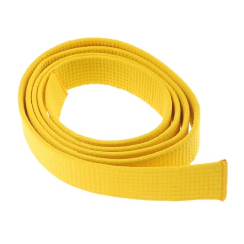 Sosoport Taekwondo-Gürtel Taekwondo-Ranggürtel Judo-Gürtel Hapkido-Gürtel Aikido-Gürtel Taekwondo Leistungsgürtel Wettkampfgürtel Kampfsport-Armbänder Karate-Taillenband Baumwolle Yellow von Sosoport