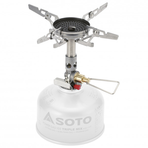 Soto - Windmaster with Micro Regulator with 4Flex - Gaskocher Gr 144 x 144 x 96 mm grau von Soto