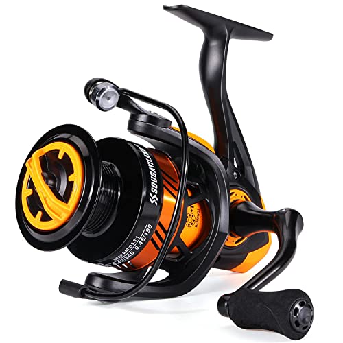 Sougayilang Angelrolle, ultraleichte Spinnrolle mit Aluminiumspule, 5,2:1 Hochgeschwindigkeits-Spinnangelrolle, 1000-6000 Serie für Süßwasser-Orange 1000 Sougayilang Angelrolle, ultraleichte Spinnrolle mit Aluminiumspule, 5,2:1 Hochgeschwindigkeits-Spinnangelrolle, 1000-6000 Serie für Süßwasser-Orange 1000 von Sougayilang