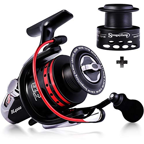 Sougayilang Angelrollen Leistungsstarke 13+1BB Spinnrollen Ultra Smooth Rolle für Salzwasser oder Süßwasser - Neu für 2018, Fierce DL 1000 Sougayilang Angelrollen Leistungsstarke 13+1BB Spinnrollen Ultra Smooth Rolle für Salzwasser oder Süßwasser - Neu für 2018, Fierce DL 1000 von Sougayilang
