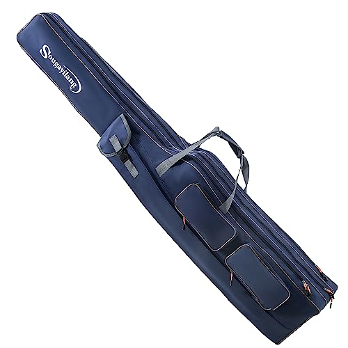 Sougayilang Angelruten-Tasche - 3-lagige Faltbare und tragbare Angelruten-Tasche für große Kapazität, Angelruten-Aufbewahrung und Angelgerät -165cm-L von Sougayilang