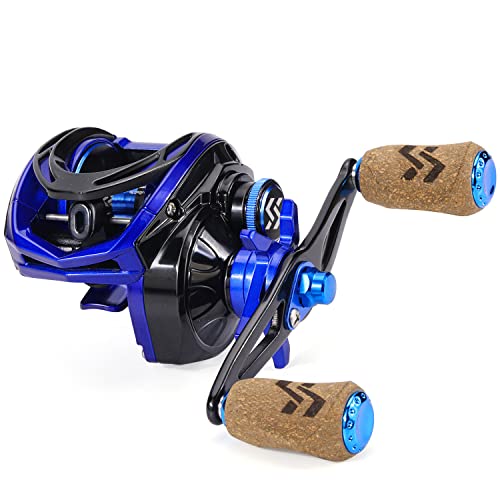 Sougayilang Baitcasting Rollen, 7,3:1 Übersetzung Angelrolle mit magnetischem Bremssystem - Linkshänder Sougayilang Baitcasting Rollen, 7,3:1 Übersetzung Angelrolle mit magnetischem Bremssystem - Linkshänder von Sougayilang