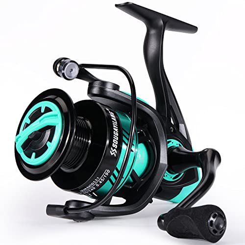 Sougayilang SL Spinnrolle 5,2:1 Hochgeschwindigkeits-Metallspule Leistungsstarke Spinnangelrollen Karpfenangeln Hecht Kohlefaser Drag Max 25LB Angelrolle-G50 Sougayilang SL Spinnrolle 5,2:1 Hochgeschwindigkeits-Metallspule Leistungsstarke Spinnangelrollen Karpfenangeln Hecht Kohlefaser Drag Max 25LB Angelrolle-G50 von Sougayilang
