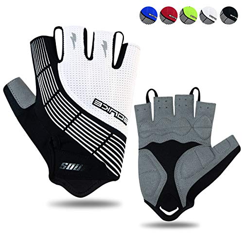 Souke Sports Fahrradhandschuhe Halbfinger Herren Damen Gel Stoßdämpfung Fitness Handschuhe Atmungsaktiv Anti-Rutsch Radhandschuhe Souke Sports Fahrradhandschuhe Halbfinger Herren Damen Gel Stoßdämpfung Fitness Handschuhe Atmungsaktiv Anti-Rutsch Radhandschuhe von Souke Sports