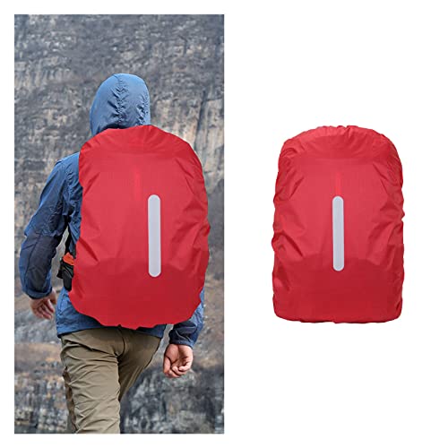 Souke Sports Rucksack Regenschutz – Regenhülle Schultaschen (30-40 L) mit Reflektorstreifen Rucksack Wasserdicht für Dunkle Jahreszeit, Wandern und Radfahren von Souke Sports