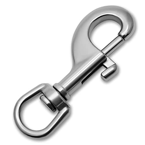 Soul-Cats 2 Stück Wirbelkarabiner Edelstahl V4 Bolzenkarabiner Karabiner Haken mit Drehgelenk Soul-Cats 2 Stück Wirbelkarabiner Edelstahl V4 Bolzenkarabiner Karabiner Haken mit Drehgelenk von Soul-Cats