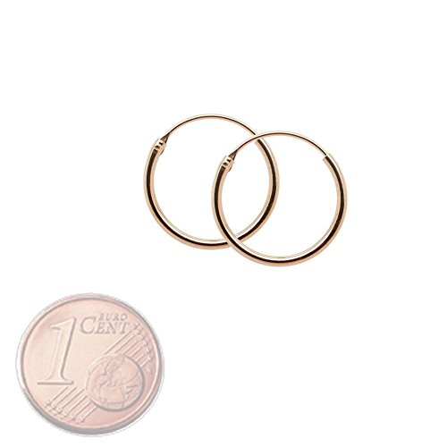 Soul-Cats Creolen 18 Karat vergoldet roségold, Größe:14 mm Soul-Cats Creolen 18 Karat vergoldet roségold, Größe:14 mm von Soul-Cats