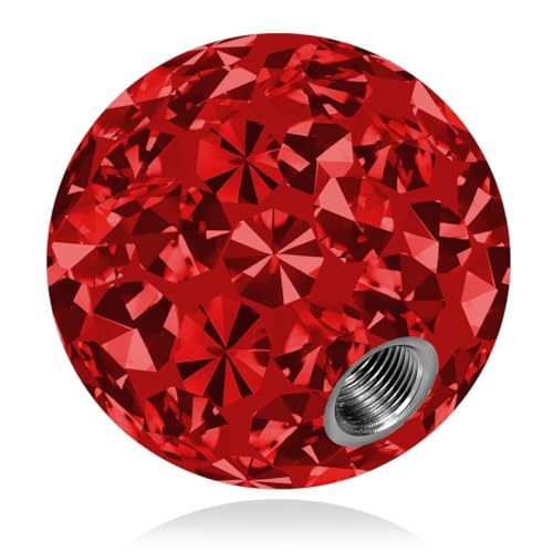 Soul-Cats Piercing Kugel Schraub Ersatzkugel Kristall Gel Epoxy Ferido viele Größen, Farbe:rot, Gewinde:1.6 mm, Kugelgröße:4 mm Soul-Cats Piercing Kugel Schraub Ersatzkugel Kristall Gel Epoxy Ferido viele Größen, Farbe:rot, Gewinde:1.6 mm, Kugelgröße:4 mm von Soul-Cats
