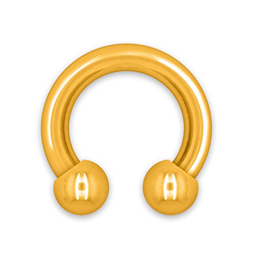 Soul-Cats Piercingring offen Chirurgenstahl Ohr Lippe, Farbe: Gold Soul-Cats Piercingring offen Chirurgenstahl Ohr Lippe, Farbe: Gold von Soul-Cats