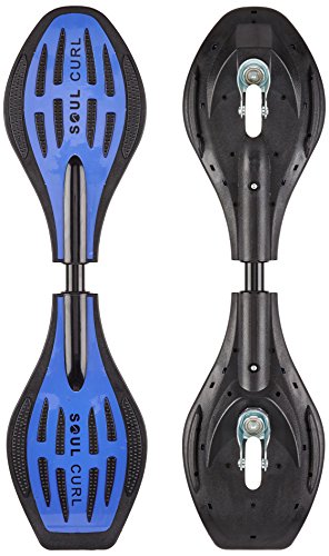 Soul Curl Erwachsene Caster Wave Board Pro mit Tasche, Blau, 5060427390738 Soul Curl Erwachsene Caster Wave Board Pro mit Tasche, Blau, 5060427390738 von Soul Curl