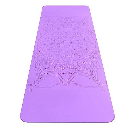 Soul Mates Leichte Yoga- und Pilatesmatte für Erwachsene, rutschfestes, umweltfreundliches TPE-Material, faltbar, Gymnastik, Fitness und Übungen, Fitnessstudio und Zuhause (Gewicht 350 g), Lila Soul Mates Leichte Yoga- und Pilatesmatte für Erwachsene, rutschfestes, umweltfreundliches TPE-Material, faltbar, Gymnastik, Fitness und Übungen, Fitnessstudio und Zuhause (Gewicht 350 g), Lila von Soul Mates